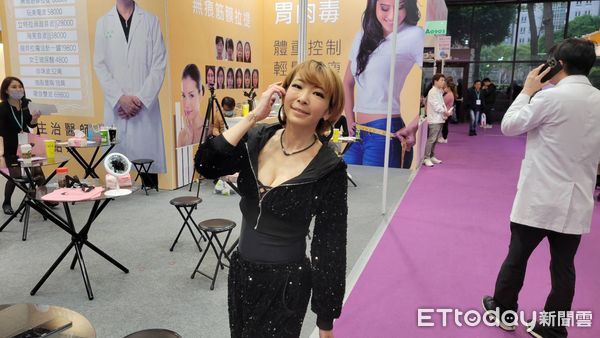 ▲Makiyo現身美容展。（圖／記者葉文正攝）