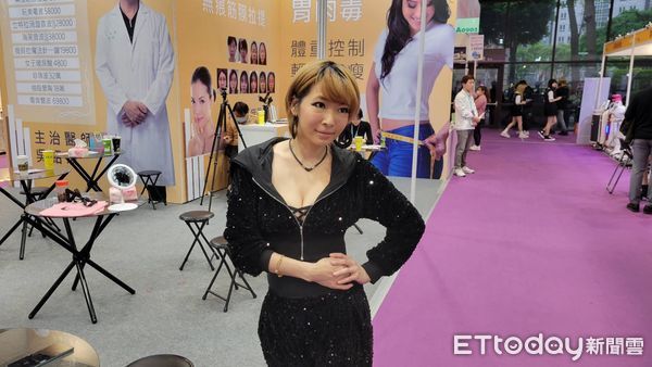 ▲Makiyo現身美容展。（圖／記者葉文正攝）