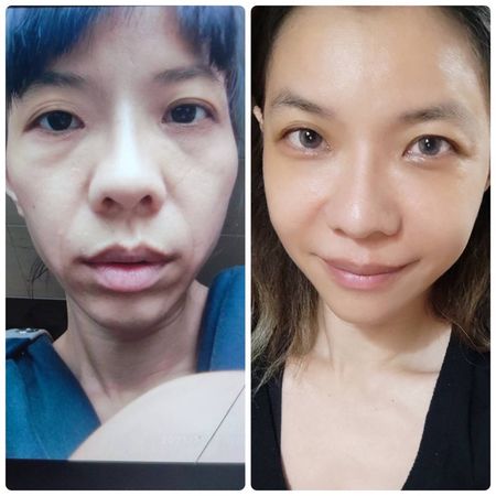 ▲丫子從歐巴桑回復當年的模樣。（圖／法瑞提供）