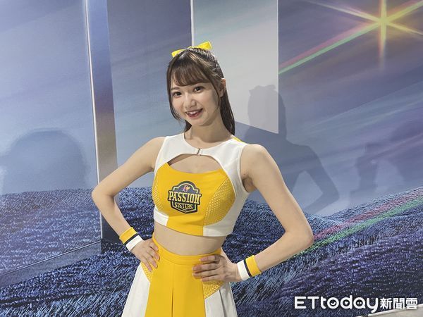 ▲兄弟啦啦隊女孩，菊池桃子。（圖／記者楊舒帆攝）