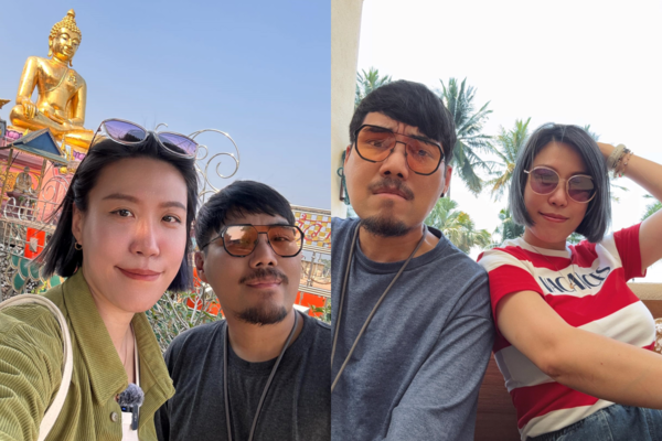 外送用▲▼泰人妻女星亞美將報平安曝強震現況。（圖／翻攝自Facebook／亞美將 AmiJan - 鄧莉穎）