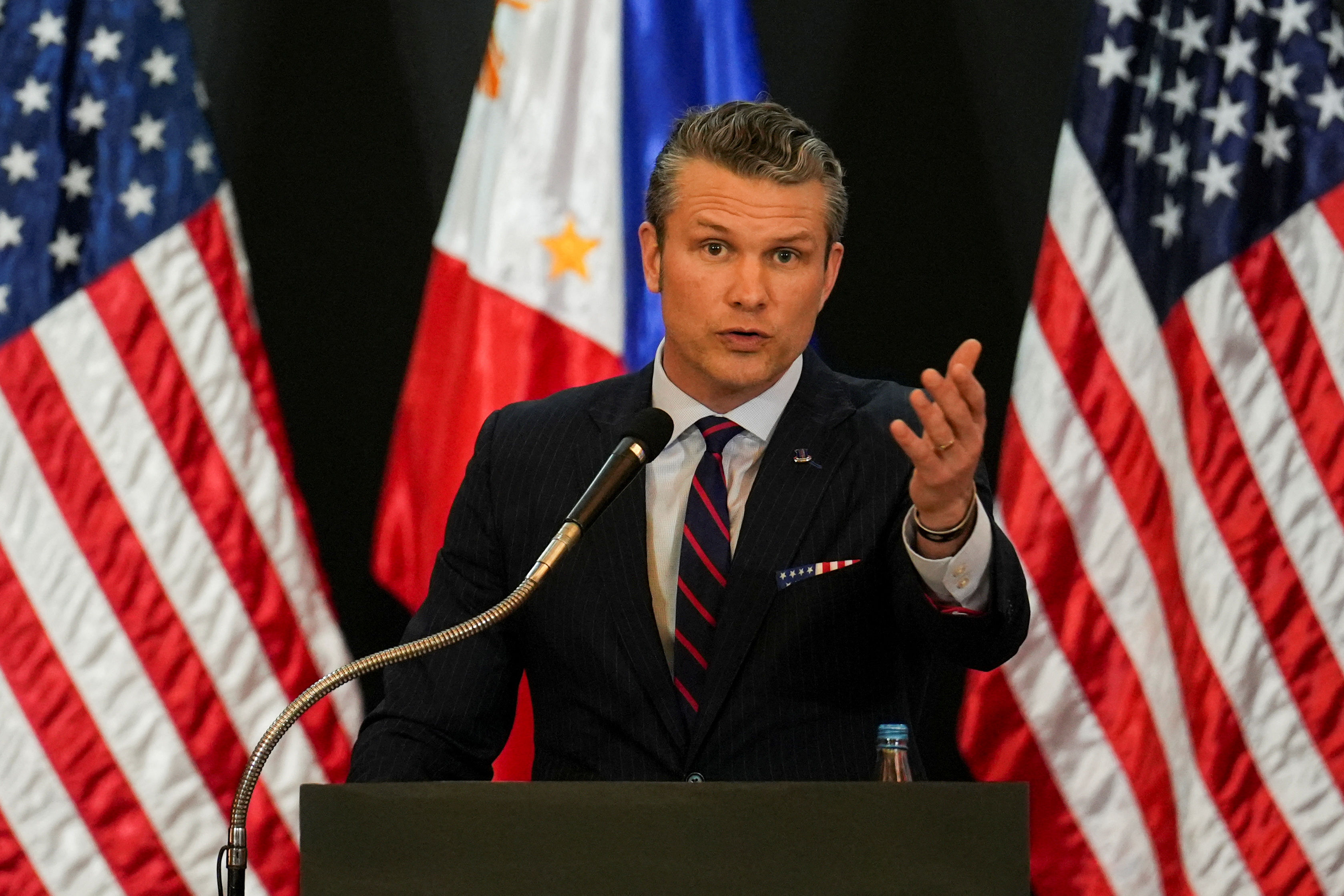 ▲▼美國國防部長赫格塞斯（Pete Hegseth）。（圖／路透）