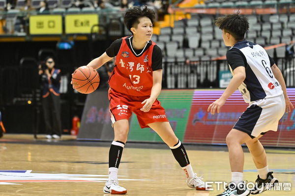 ▲▼2025UBA大專籃球聯賽決賽女子組季軍戰，台灣師大林佳蓉。（圖／記者李毓康攝）