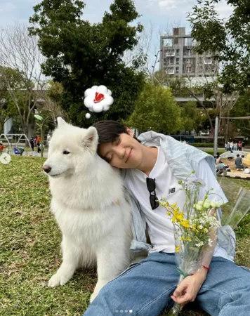 ▲卡特和愛犬遭咬傷。（圖／翻攝自卡特IG）