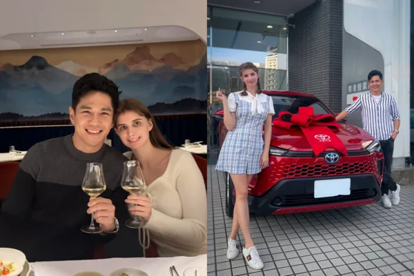 ▲▼祖雄偷買車送老婆！佳娜開車門「驚見本人照片」傻眼。（圖／翻攝自Facebook／Hero Tai 祖雄）