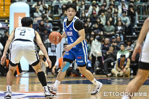 ▲▼2025UBA大專籃球聯賽決賽男子組冠軍戰，健行科大徐宏瑋。（圖／記者李毓康攝）