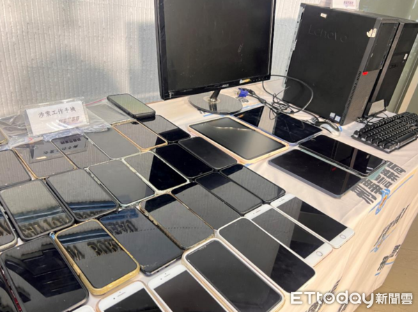 ▲▼新竹弘仁會詐騙案，查扣物品             。（圖／刑事警察局提供）