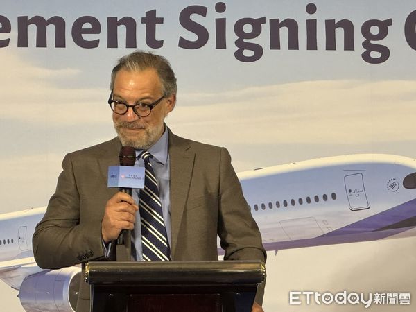 ▲▼空中巴士商用飛機行銷部執行副總裁Beno&icirc;t de Saint-Exup&eacute;ry。（圖／記者李姿慧攝）