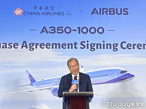 ▲華航董事長高星潢 。（圖／記者廖婕妤攝）