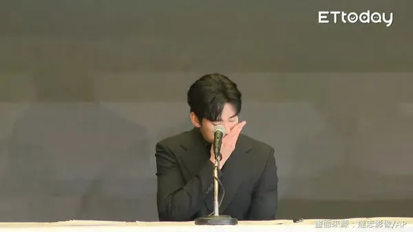 ▲金秀賢爆哭。（圖／達志影像／AP）