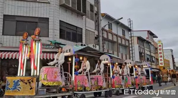 ▲台東池上玄武宮三載圓科遶境祈福。（圖／記者楊漢聲翻攝）