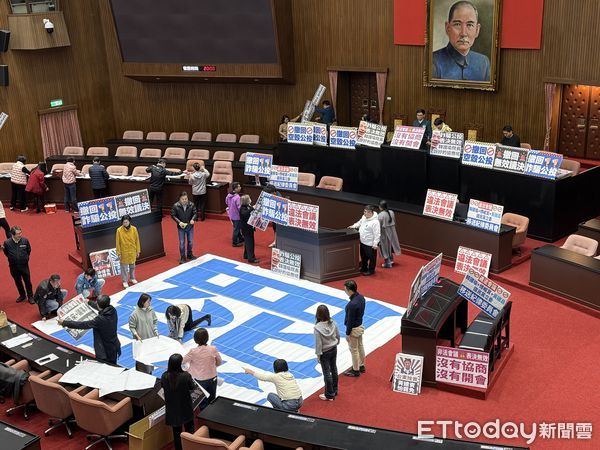 ▲▼民進黨團持續佔領議場 立法院院會。（圖／記者屠惠剛攝）