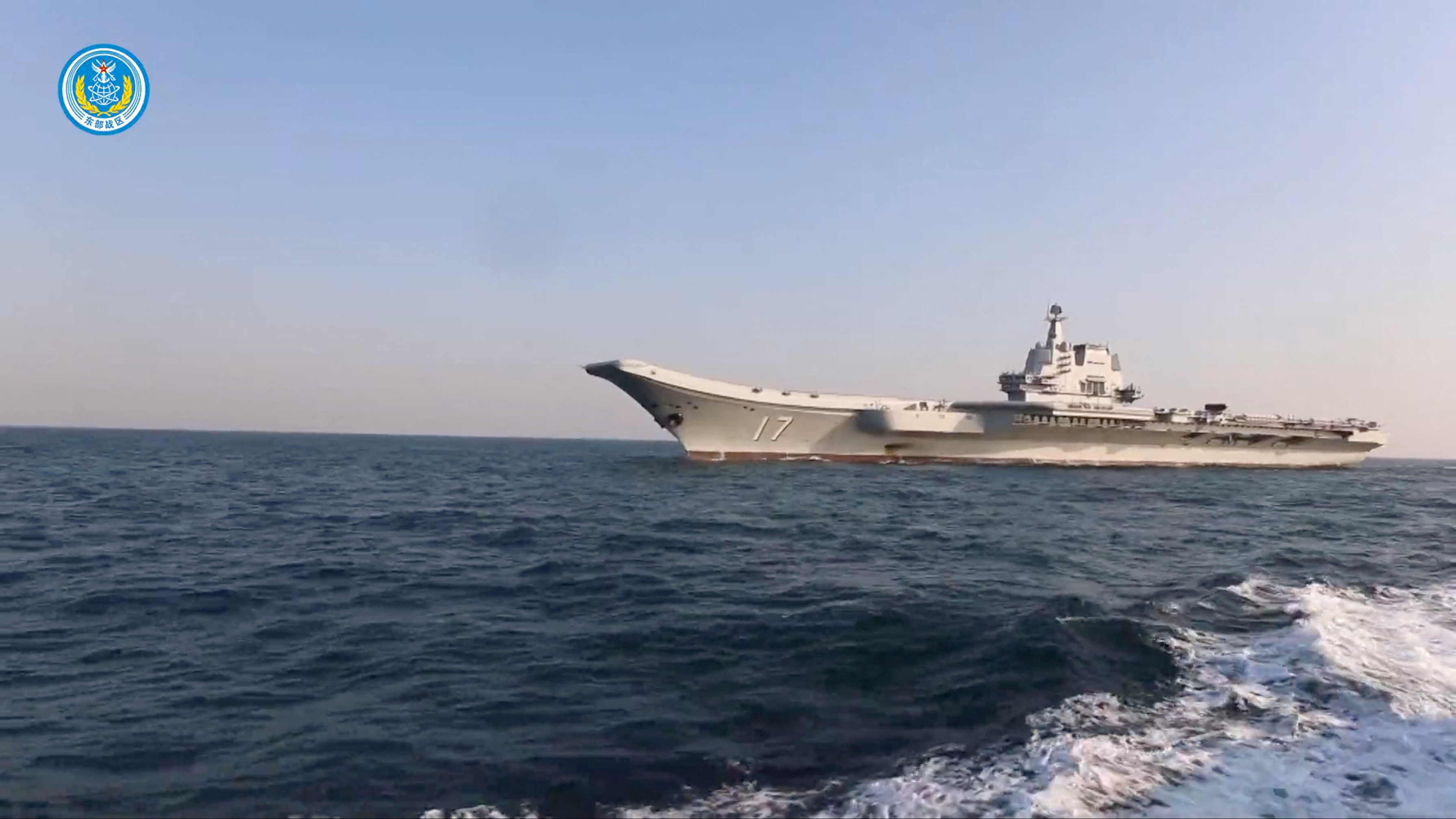 ▲▼解放軍航母山東號,山東艦。（圖／路透社）
