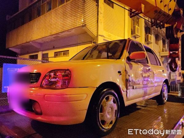 ▲國道1號南下125公里處（苗栗頭屋路段）3月30日凌晨發生汽車逆向事件。（圖／記者楊永盛翻攝，下同）