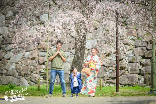 ▲▼2025福岡【舞鶴公園櫻花季】最新花況!福岡城跡點燈&大濠公園,穿和服賞櫻超好看。（圖／部落客滿分的旅遊札記授權提供）