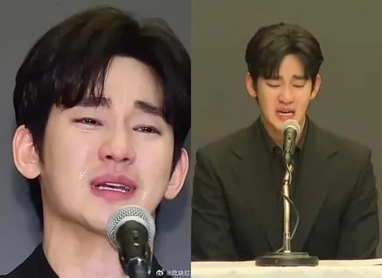 ▲金秀賢爆哭。（圖／達志影像／AP）