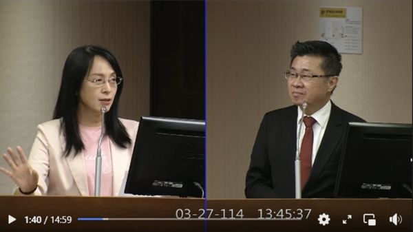 ▲▼立委陳瑩於衛環委員會質詢。（圖／截圖自立院法IVOD）