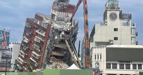 403花蓮大地震導致住宅毀損。（圖／報系資料照）