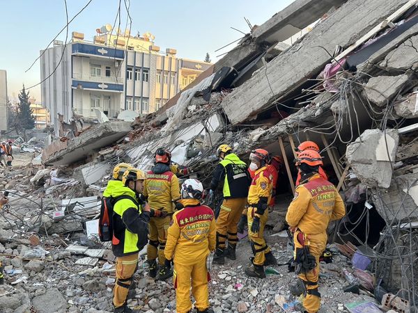 ▲▼台灣搜救隊參與救援。（圖／內政部提供）