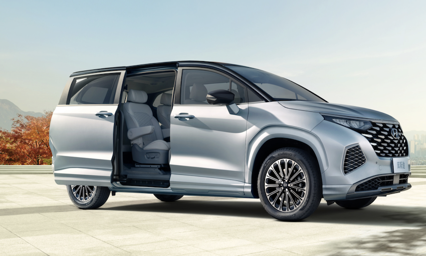 ▲現代7人座MPV送測。（圖／翻攝自現代Hyundai、環境部）