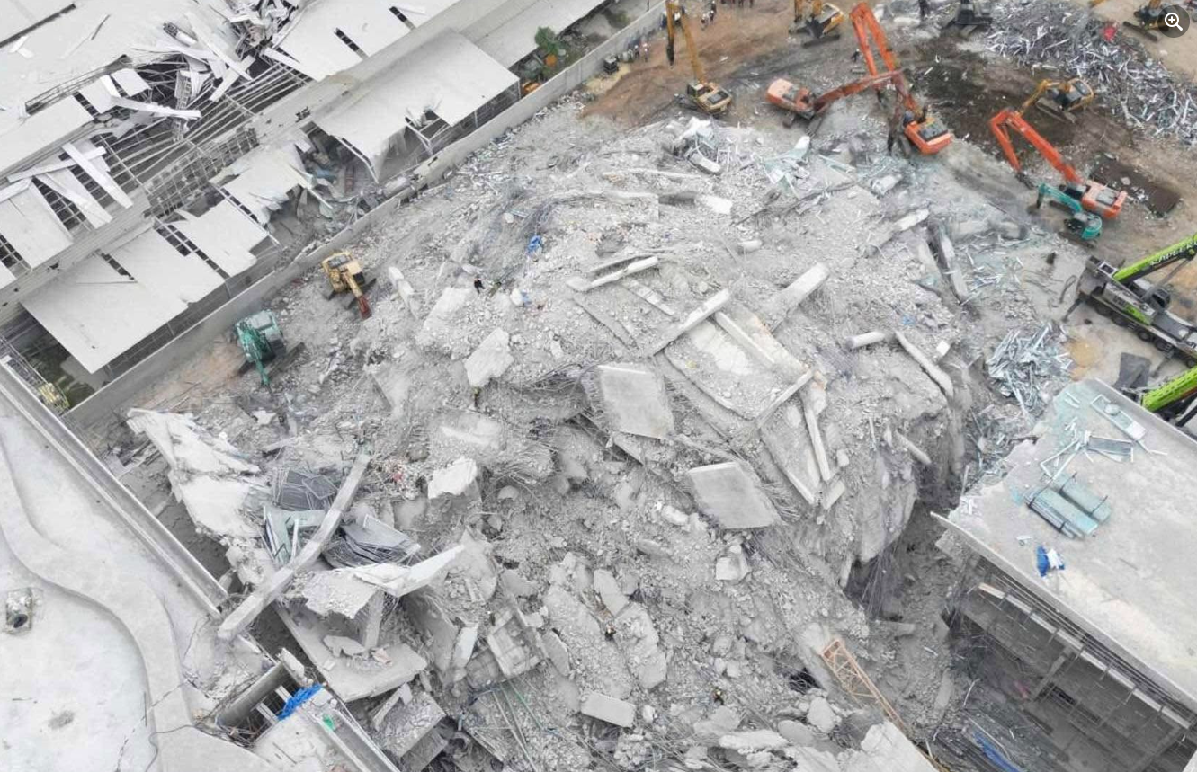 ▲▼曼谷大樓「疑70處測到生命跡象」！集中17至21樓　密集白點曝。（圖／翻攝自Facebook／Fire & Rescue Thailand）