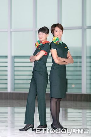 ▲長榮航空新褲裝制服亮相。（圖／長榮航空提供）