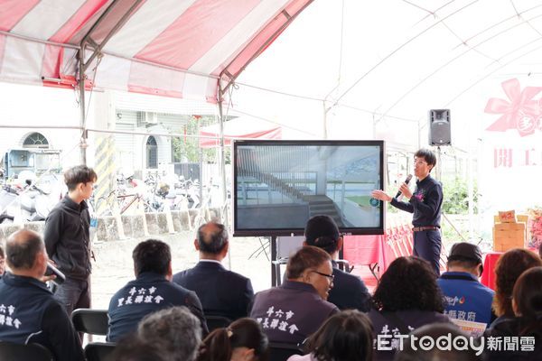 ▲雲林縣長張麗善出席斗六市溪州社區多功能活動中心新建工程動土典禮。（圖／記者游瓊華翻攝）