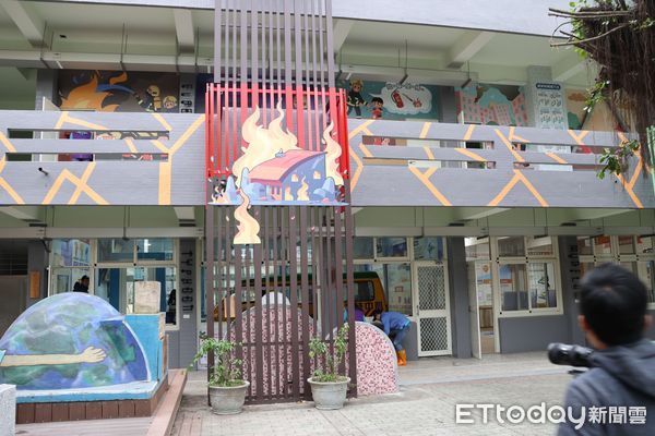 ▲設置於斗南鎮石龜國小防災教育科技中心，於昨日揭牌正式啟用。（圖／記者游瓊華翻攝）