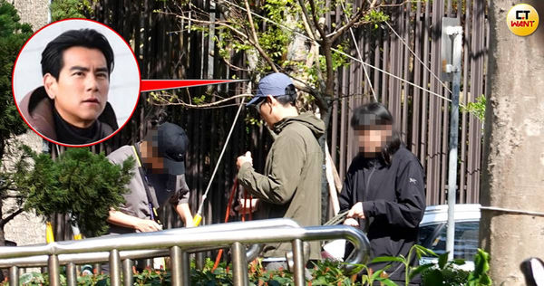 男神愛遛狗1／彭于晏爆新女伴日陪遛狗　台北街頭跟愛犬放風黏踢踢