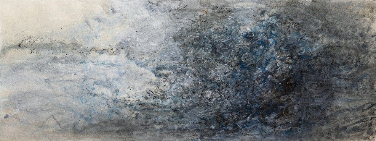 保利香港拍賣,保利香港,春季拍賣會,拍賣,台北,預展,藝術展覽,中國書畫,倪瓚,與茂實徵君侍史札,中國古董珍玩,芝仙祝壽圖碗,清雍正,現當代藝術,梁遠葦,無題,珠寶,帝王綠翡翠珠配紅寶石及鑽石項鏈,鐘錶,Richard Mille（圖／保利香港拍賣提供）