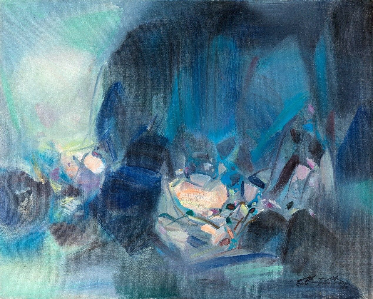 保利香港拍賣,保利香港,春季拍賣會,拍賣,台北,預展,藝術展覽,中國書畫,倪瓚,與茂實徵君侍史札,中國古董珍玩,芝仙祝壽圖碗,清雍正,現當代藝術,梁遠葦,無題,珠寶,帝王綠翡翠珠配紅寶石及鑽石項鏈,鐘錶,Richard Mille（圖／保利香港拍賣提供）