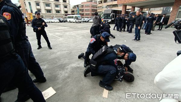 ▲彰化縣警局訓練科成立機動部隊。（圖／記者唐詠絮攝）