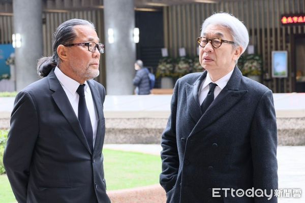 ▲▼台灣電影 攝影大師林贊庭 告別式，李屏賓、倪重華。（圖／記者黃克翔攝）