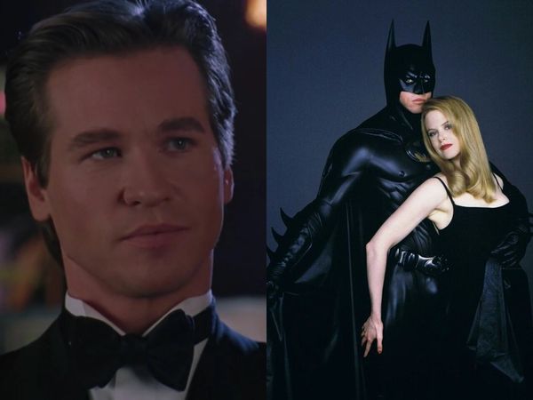 ▲▼方基墨在《永遠蝙蝠俠》飾演蝙蝠俠，搭檔妮可基嫚。（圖／翻攝自X）