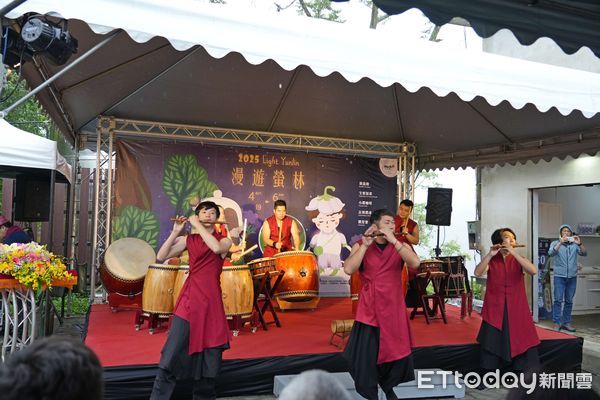 ▲縣府農業處今日於古坑鄉華南社區共生田舉行「漫遊螢林‧Light Yunlin」記者會。（圖／記者游瓊華翻攝）