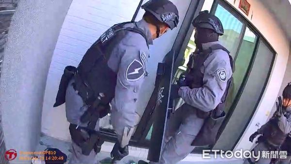 ▲▼竹聯幫在全台遍設詐騙機房，獲利5千多萬元，刑事局攻堅逮25人，全部收押。（圖／警方提供，下同）