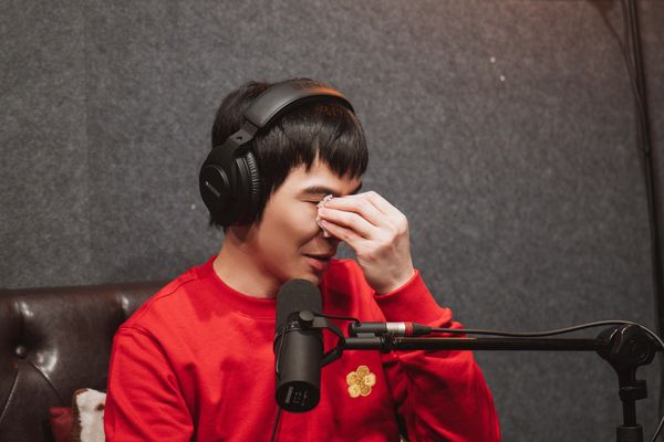 ▲蕭敬騰登上張懷秋主持的Podcast節目《白日夢非常秋》。（圖／犢影制作、有意思國際傳播提供）