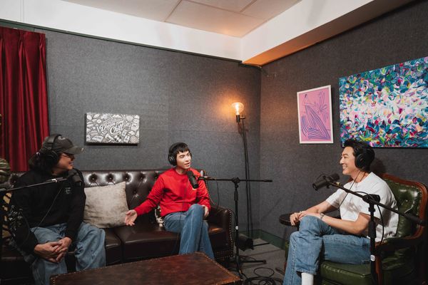 ▲蕭敬騰登上張懷秋主持的Podcast節目《白日夢非常秋》。（圖／犢影制作、有意思國際傳播提供）