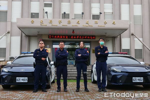▲台東成功分局獲配全新巡邏車。（圖／記者楊漢聲翻攝）