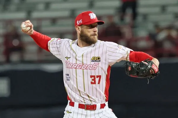 ▲味全龍隊洋將鋼龍。（圖／味全龍隊提供）