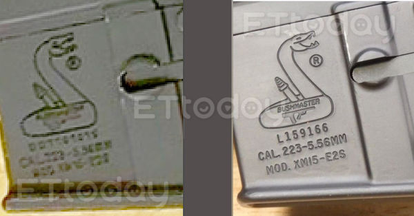 ▲承信會槍手持XM15突擊步槍掃射同心會招待所，所持槍枝居然是山寨貨。（圖／民眾提供）