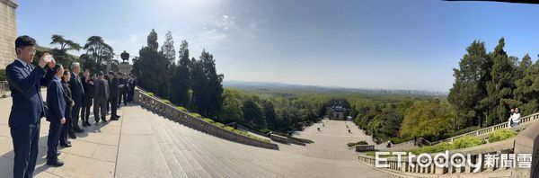 ▲▼ 國父逝世100週年、夏立言祭謁、中山陵、南京、20250403            。（圖／記者任以芳攝）