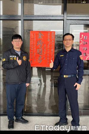 ▲東港警分局偵查隊偵查佐黃彥維考上警佐班             。（圖／記者陳崑福翻攝）