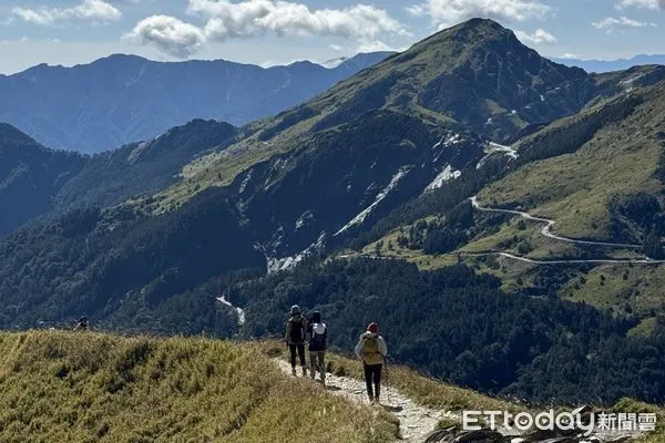 ▲合歡山,北峰,北合歡山,登山,百岳,小嘉明湖,反射板。（圖／記者胡至欣攝）
