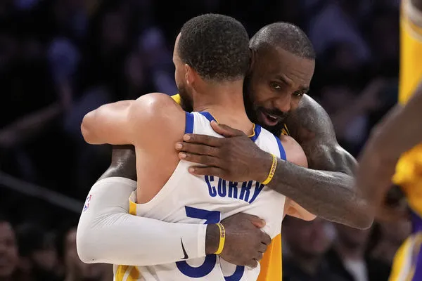 ▲▼勇士柯瑞、湖人詹姆斯、勇士波傑姆斯基 。（圖／達志影像／美聯社）