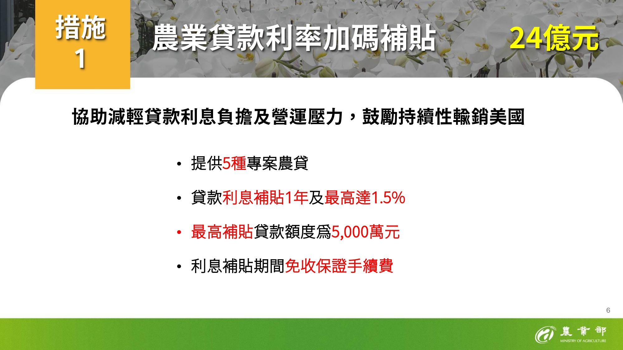 ▲▼因應美國關稅，農業部說明出口供應鏈支持方案。（圖／農業部提供）