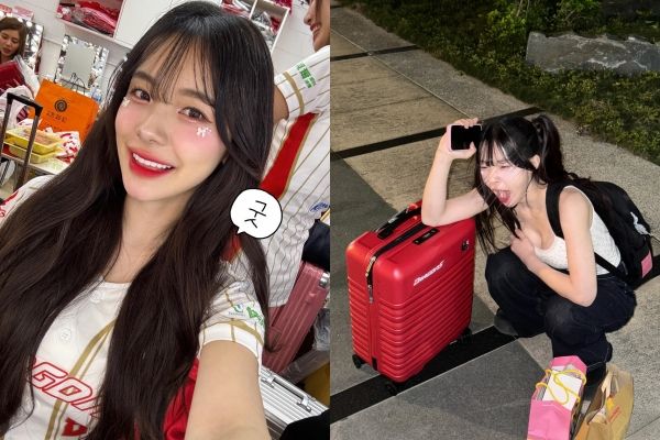 李多慧打哈欠。（圖／翻攝自Threads／@le_dahye）