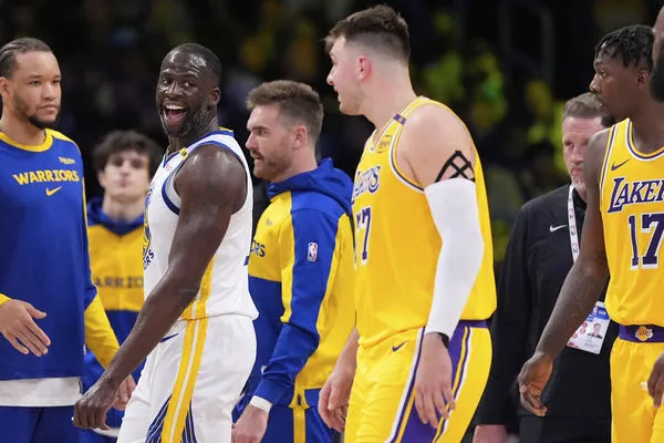 ▲▼勇士柯瑞、格林；湖人唐西奇。（圖／達志影像／美聯社）