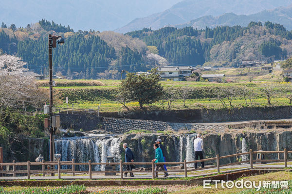 ▲▼日本大分原尻瀑布吊橋。（圖／記者蔡玟君攝）