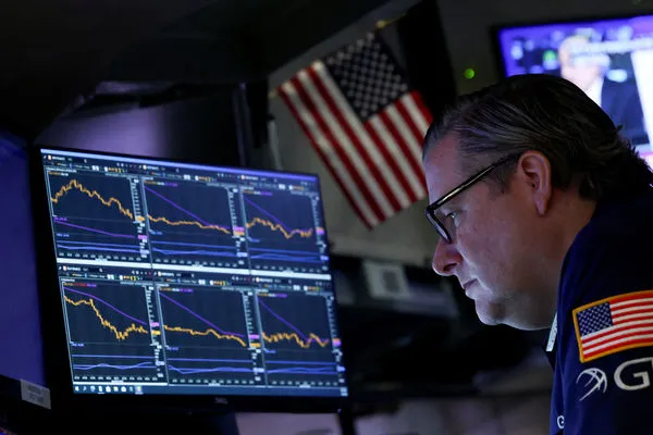 ▲▼美股大跌。（圖／路透）